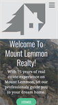 Mobile Screenshot of mountlemmonrealty.com